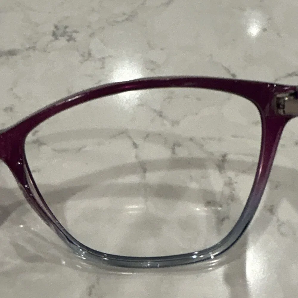 ClearVision SAD-16 Women’s Purple Cat Eye Full Rim Plastic Frame 54-16-140